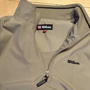 Wilson Men's beige golf jacket size M (can fit up to XL)
